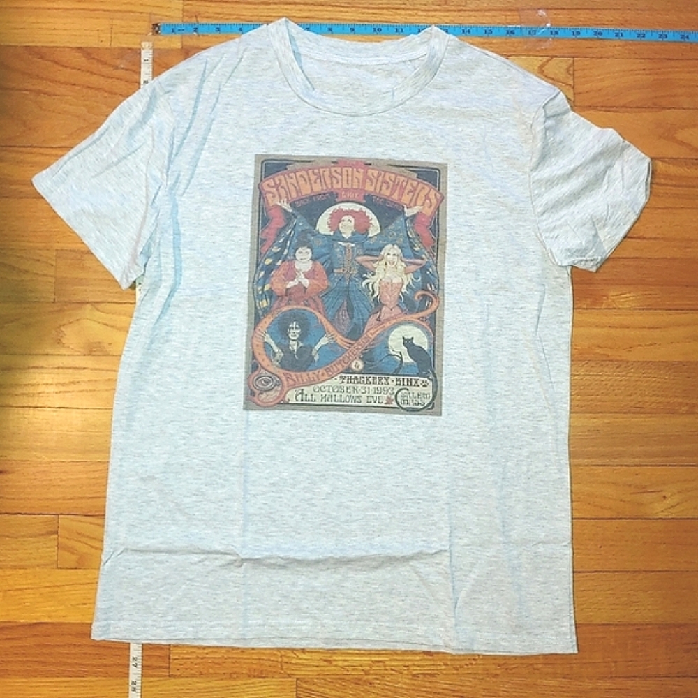 Sanderson Sisters Hocus Pocus Short Sleeve T-Shirt Thackery Binx Halloween Witch